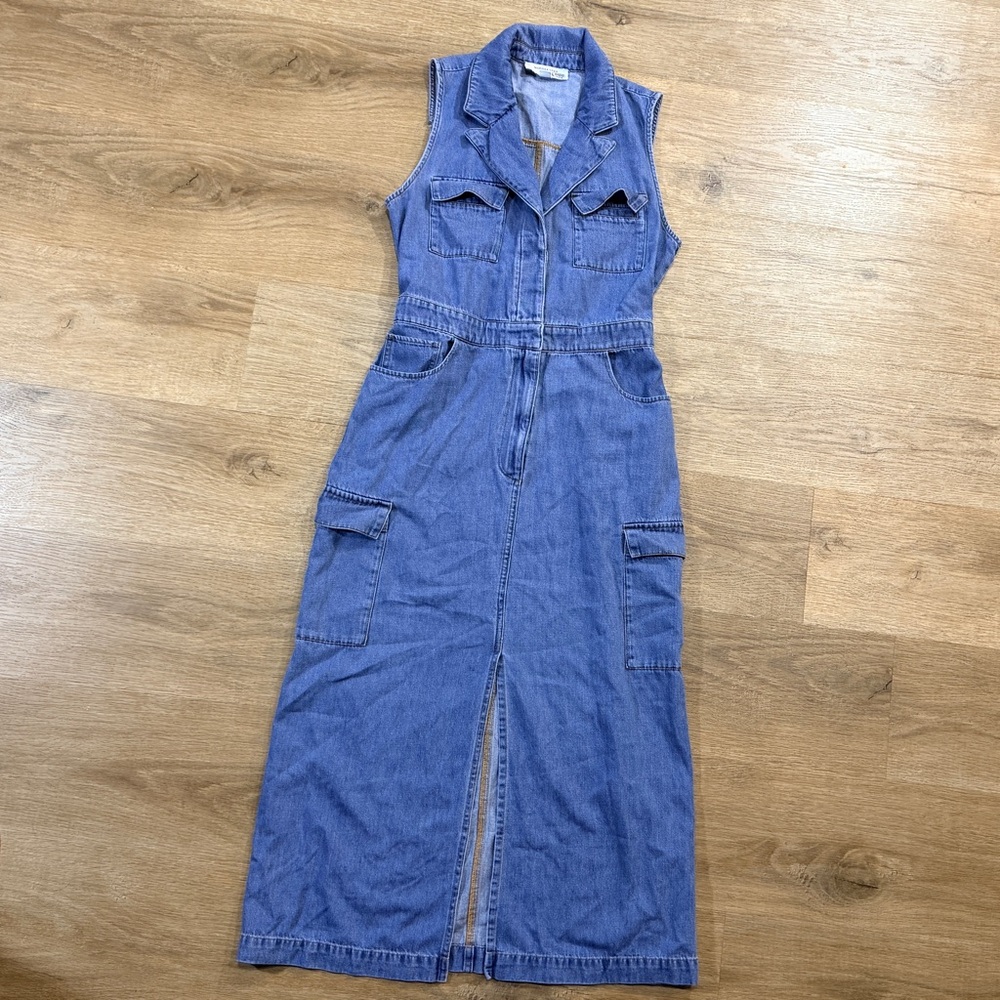 Sleeveless Denim Dress Marissa Webb